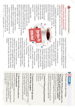 4.S�n�f Okudu�unu Anlama -40 Etkinli�i