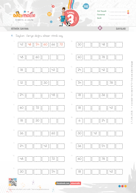 3.S�n�f Alt��ar Ritmik Sayma -1 Etkinli�i