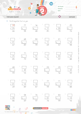 2.S�n�f Verilmeyen Toplanan� Bulma -9 Etkinli�i