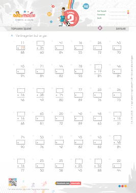 2.S�n�f Verilmeyen Toplanan� Bulma -12 Etkinli�i