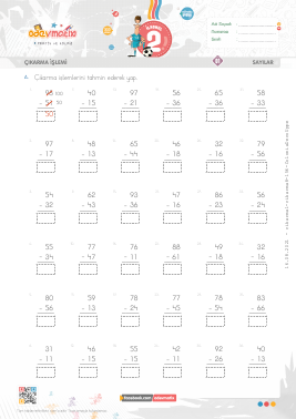 2.S�n�f Fark� Tahmin Etme -1 Etkinli�i