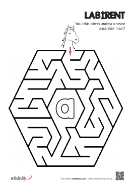 1.S�n�f A Sesi Labirent -2 Etkinli�i