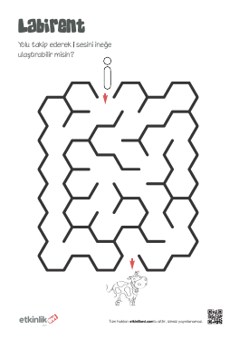 1.S�n�f i Sesi Labirent -2 Etkinli�i