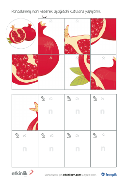 1.S�n�f N Sesi Puzzle Etkinli�i