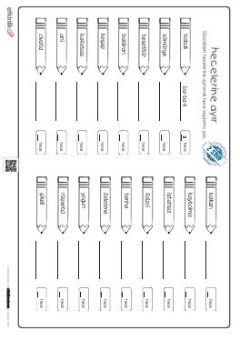 2.S�n�f Hecelerine Ay�rma -1 Etkinli�i