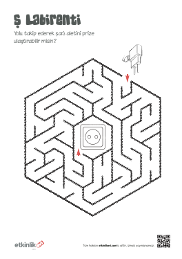 1.S�n�f � Sesi Labirent -2 Etkinli�i