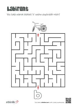 1.S�n�f B Sesi Labirent -1 Etkinli�i