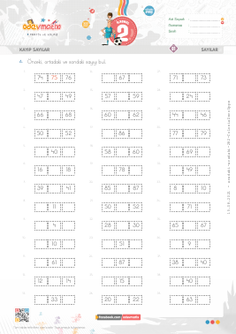 2.S�n�f Aradaki Say�y� Bulma -1 Etkinli�i
