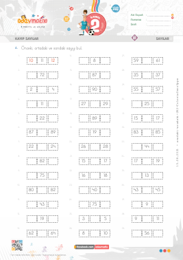 2.S�n�f Aradaki Say�y� Bulma -5 Etkinli�i