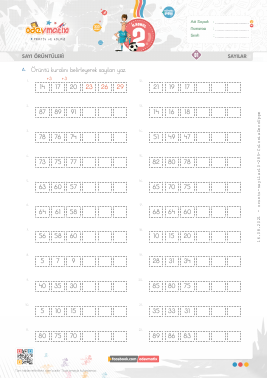 2.S�n�f Say� �r�nt�leri -8 Etkinli�i