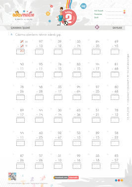 2.S�n�f Fark� Tahmin Etme -4 Etkinli�i