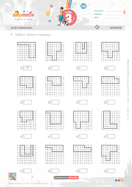 3.S�n�f Alan Hesaplama -4 Etkinli�i