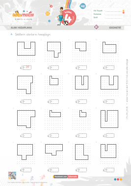 4.S�n�f Alan Hesaplama -2 Etkinli�i