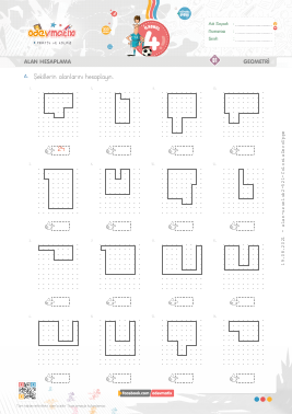 4.S�n�f Alan Hesaplama -4 Etkinli�i
