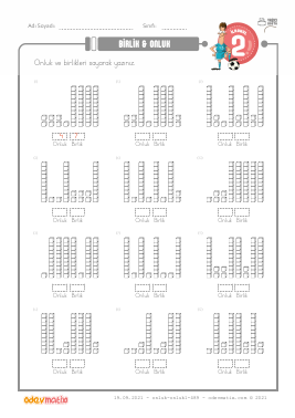 2.S�n�f Onluk ve Birliklere Ay�rma -8 Etkinli�i