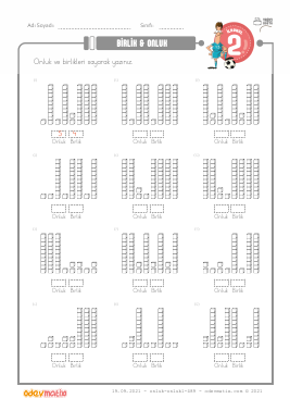 2.S�n�f Onluk ve Birliklere Ay�rma -9 Etkinli�i