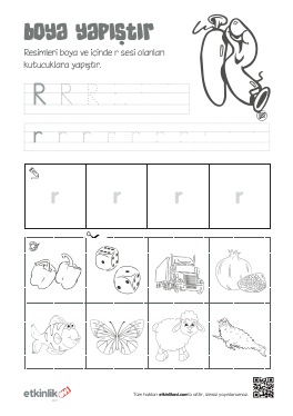 1.S�n�f R Sesi Boya Yap��t�r Etkinli�i