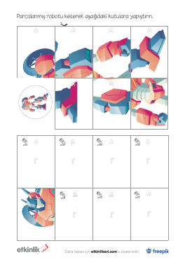 1.S�n�f R Sesi Puzzle Etkinli�i Etkinli�i