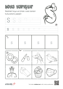 1.S�n�f S Sesi Boya Yap��t�r Etkinli�i