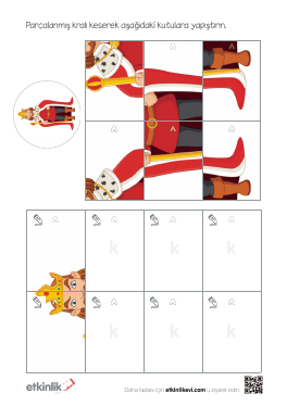 1.S�n�f K Sesi Puzzle Etkinli�i Etkinli�i