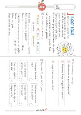 1.S�n�f Okudu�unu Anlama -40 Etkinli�i