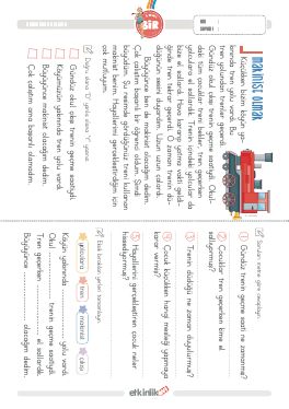 1.S�n�f Okudu�unu Anlama -42 Etkinli�i