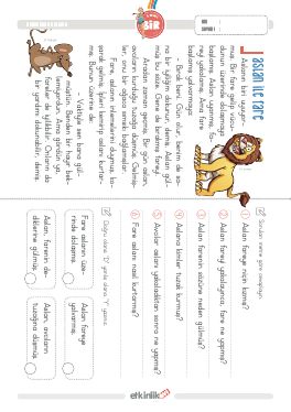 1.S�n�f Okudu�unu Anlama -54 Etkinli�i