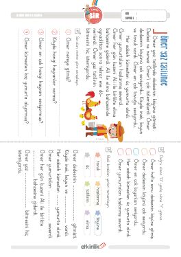 1.S�n�f Okudu�unu Anlama -56 Etkinli�i