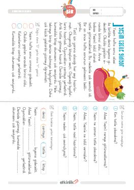 1.S�n�f Okudu�unu Anlama -65 Etkinli�i