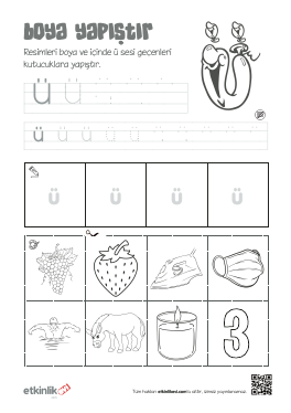 1.S�n�f � Sesi Boya Yap��t�r Etkinli�i