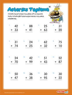 2.S�n�f Kar���k Toplama ��lemi -9 Etkinli�i