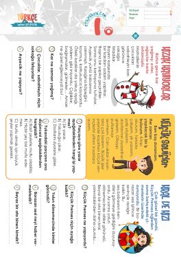 1.S�n�f Okudu�unu Anlama -20 Etkinli�i