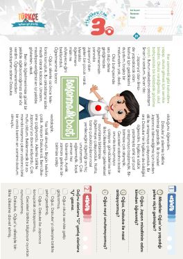 3.S�n�f Okudu�unu Anlama -20 Etkinli�i