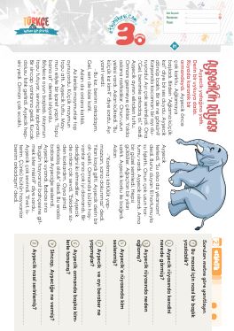 3.S�n�f Okudu�unu Anlama -21 Etkinli�i