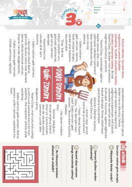 3.S�n�f Okudu�unu Anlama -23 Etkinli�i