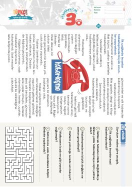 3.S�n�f Okudu�unu Anlama -38 Etkinli�i