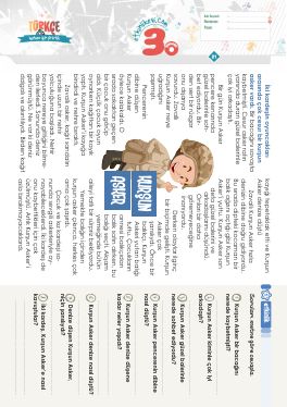 3.S�n�f Okudu�unu Anlama -41 Etkinli�i